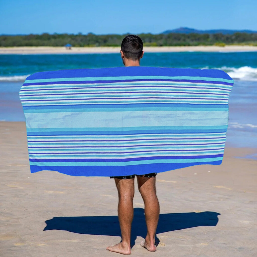 Perch up poolside or take us to the beach with you. Just make sure you give your Smithers towel and good shake and leave the sand where it belongs, beside the ocean!